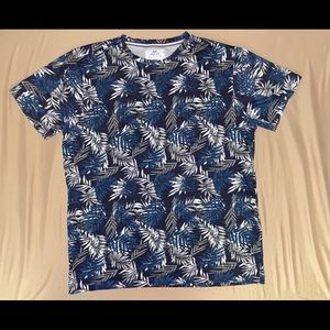 MBX Medium Tropical T-Shirt Blue